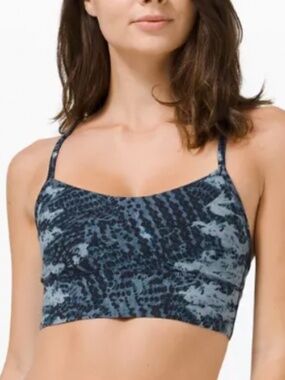 Lululemon Athletica Women’s Blue Tie-Dye Sports Bra